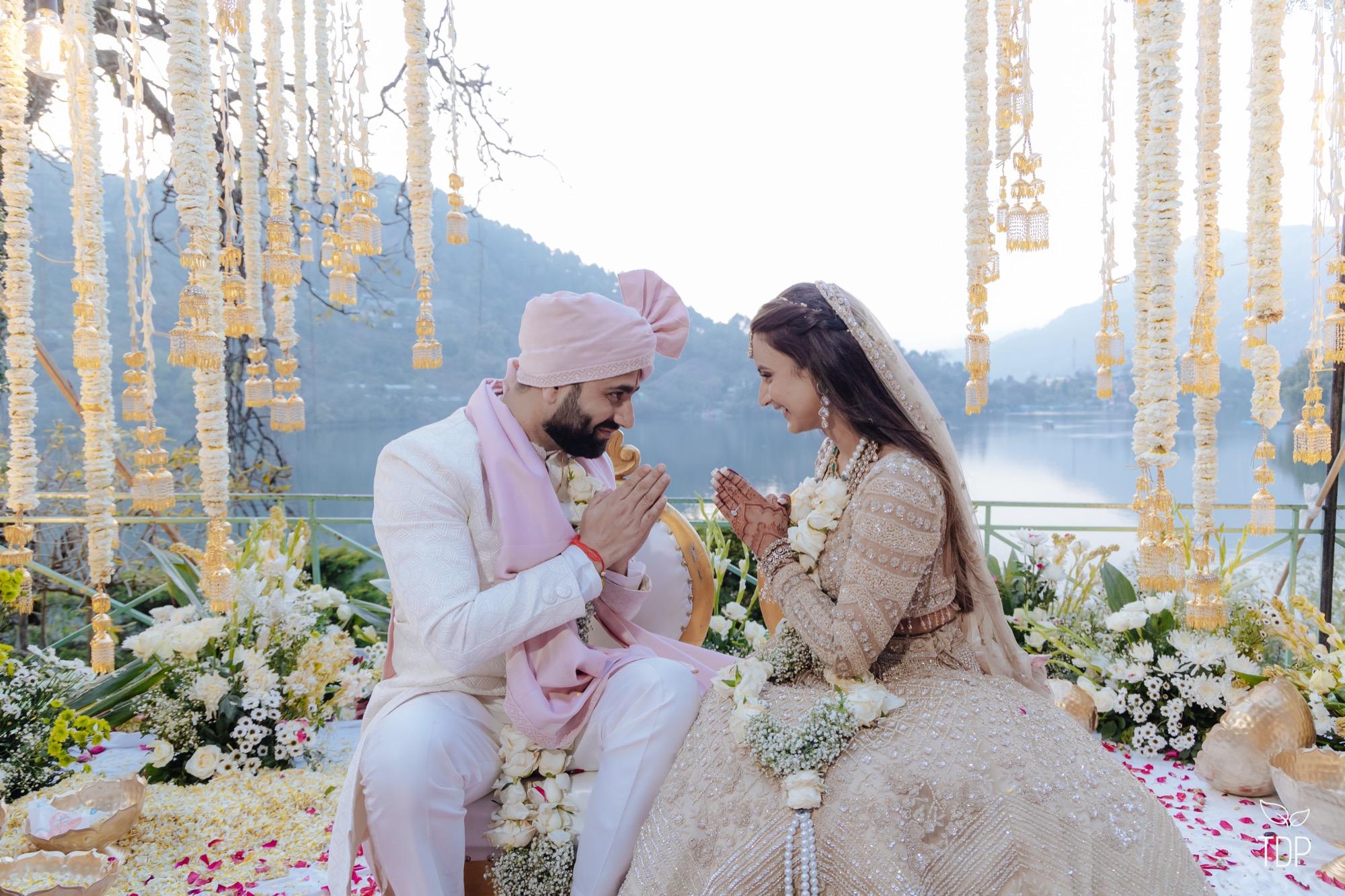 Inushi and Anshul wedding portrait