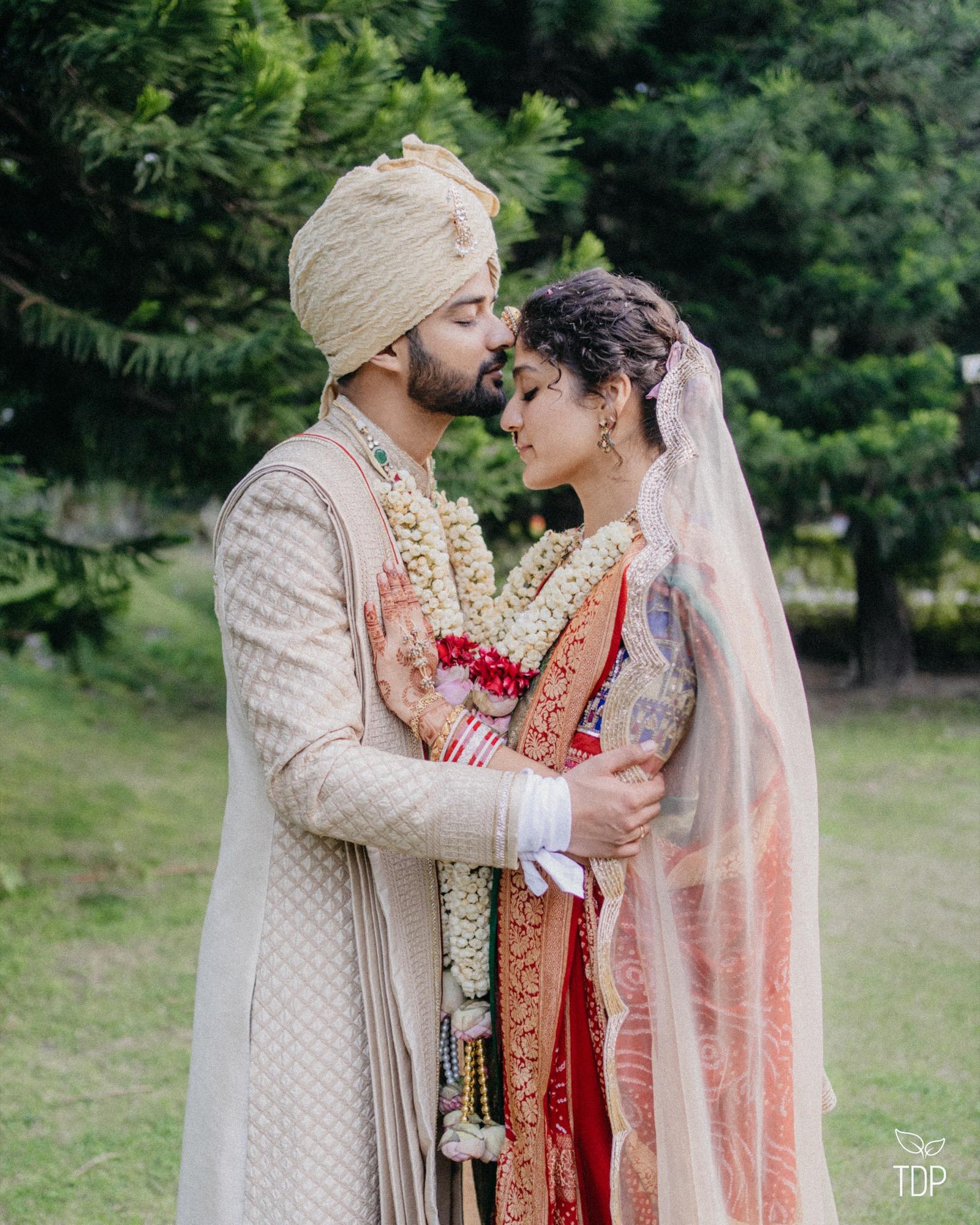 Shobhit and Shreya wedding portrait